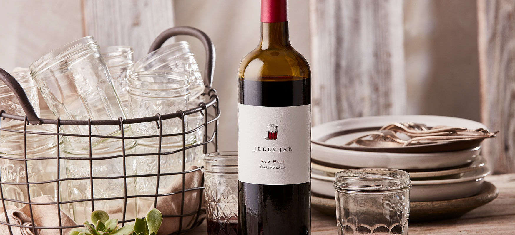 Jelly Jar Wine May Your Glass Always Be Full